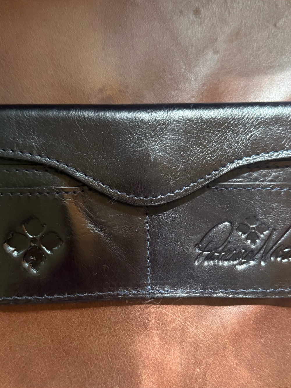 Patricia Nash Valentia Leather Snap Wallet 💎 EUC